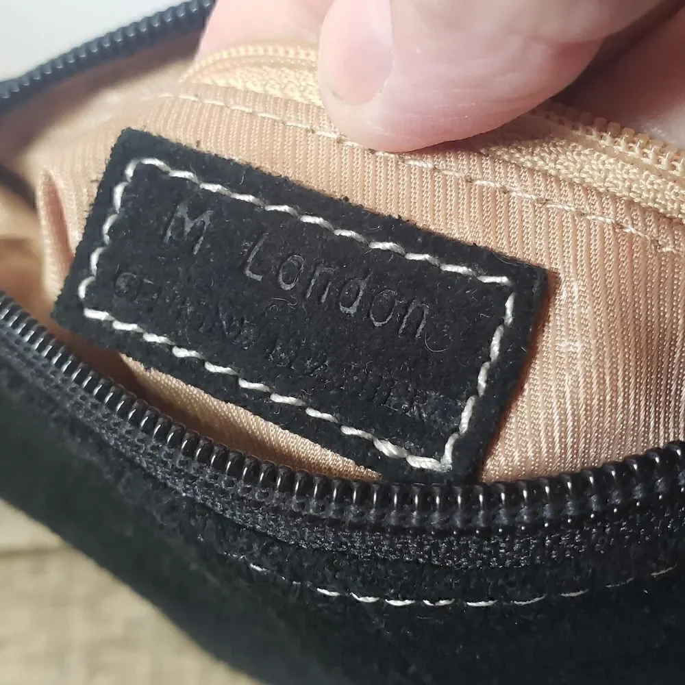 M. LONDON Mini Suede Handbag - Picture 11 of 12